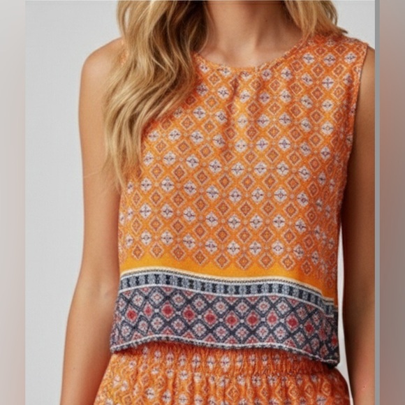 Boho Tribal Print Tank Top & Pants - Picture 4 of 8